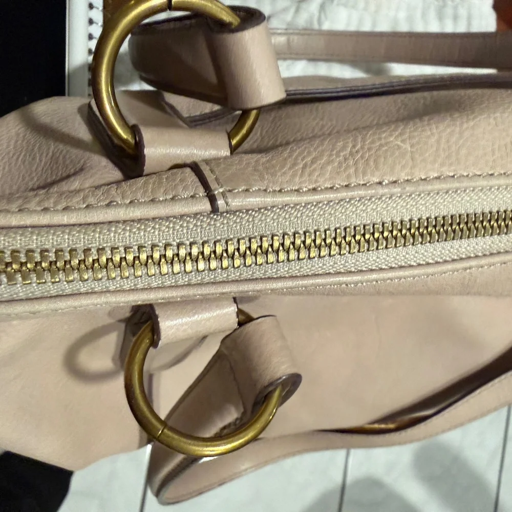 MARGOT NEW YORK SATCHEL SOFT CREME